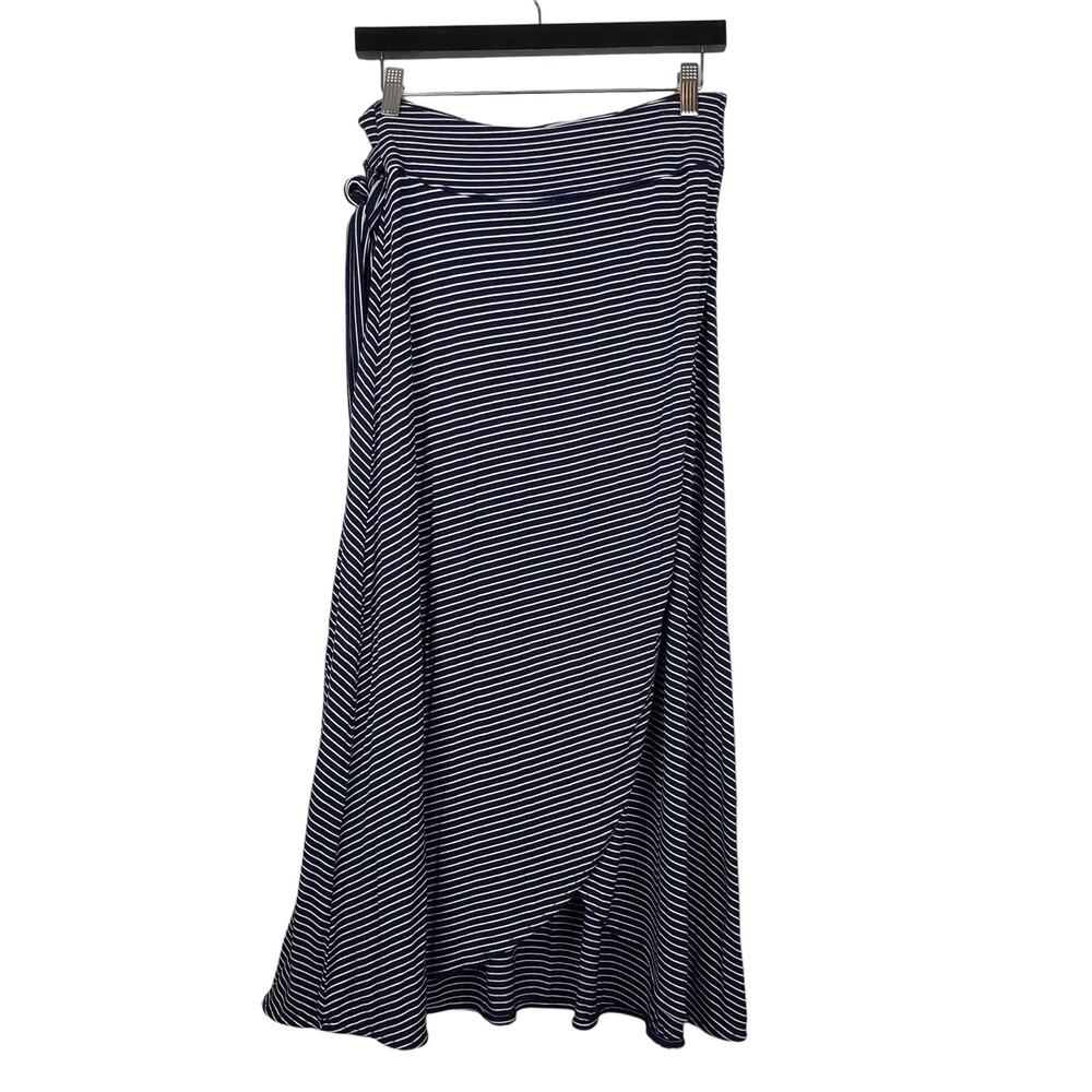 GAP Wrap Skirt Stripe Maxi - M